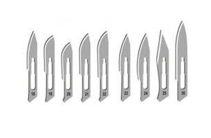 Čepeľ skalpela - na držadlo č. 4