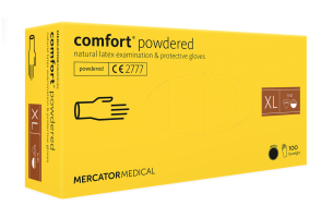 Rukavice Comfort Latex Pudrované (100ks/bal.) XL